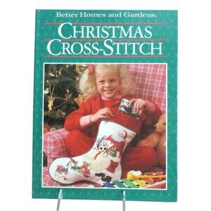 Better Homes & Gardens Christmas Cross-Stitch Book  Holiday Ornaments Home Decor